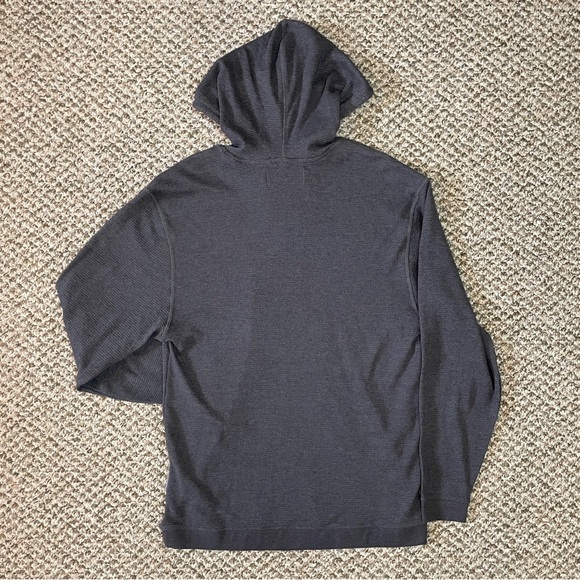 Wolverine Long Sleeve Lightweight Waffle Knit Thermal Hoodie - Gray - Picture 2 of 14